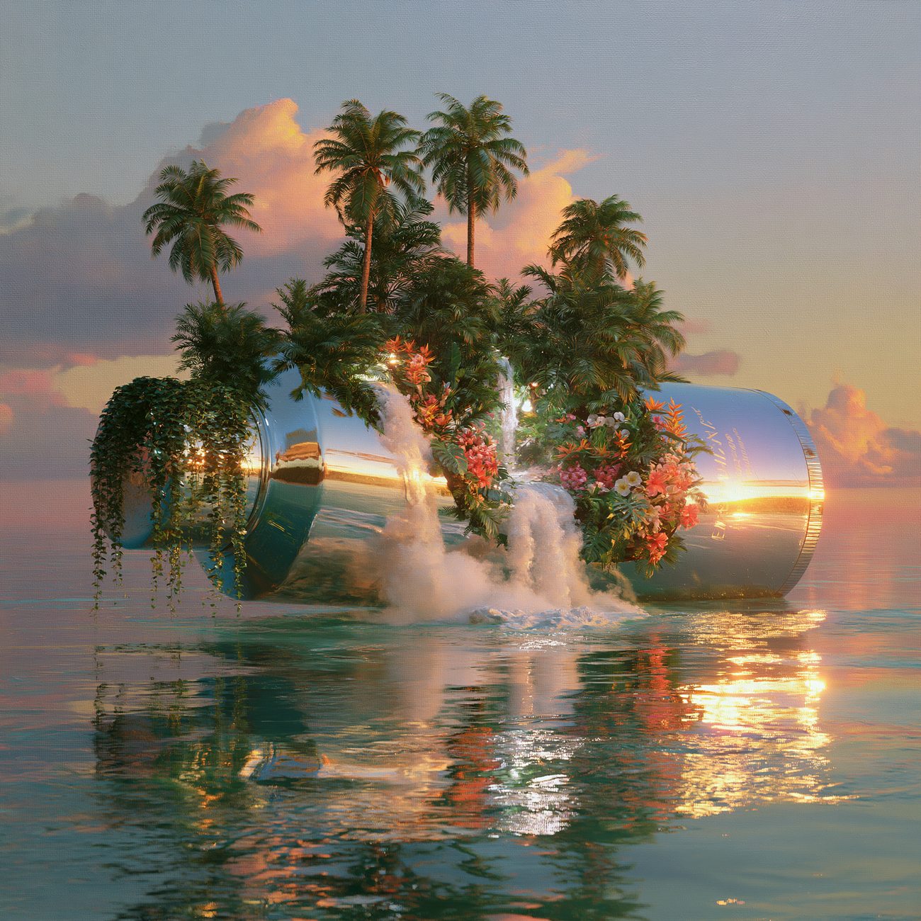 Floating island can